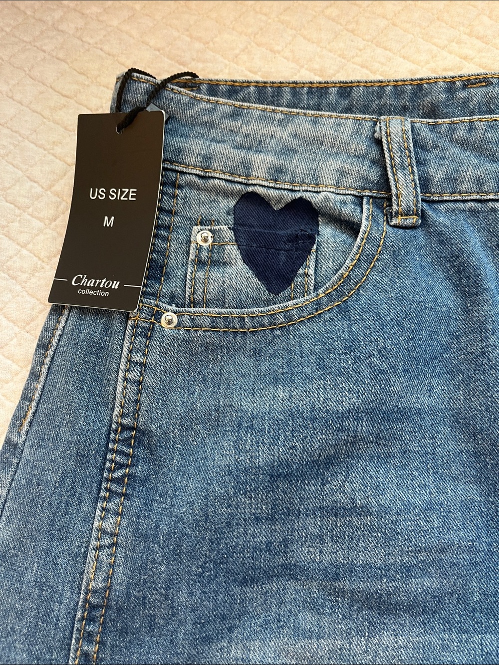 Chartou collection barel jeans. NWT. Size medium - Picture 9 of 12